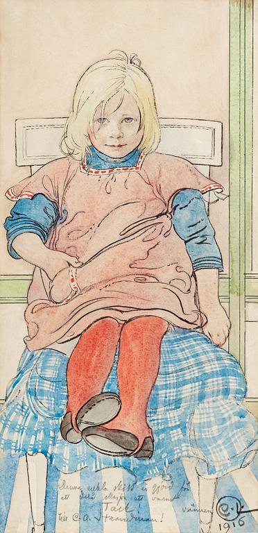 Carl Larsson, "En unge" (A kid).