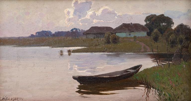 Simeon Karpowitch Ivkowski, BOAT BY THE SHORE.