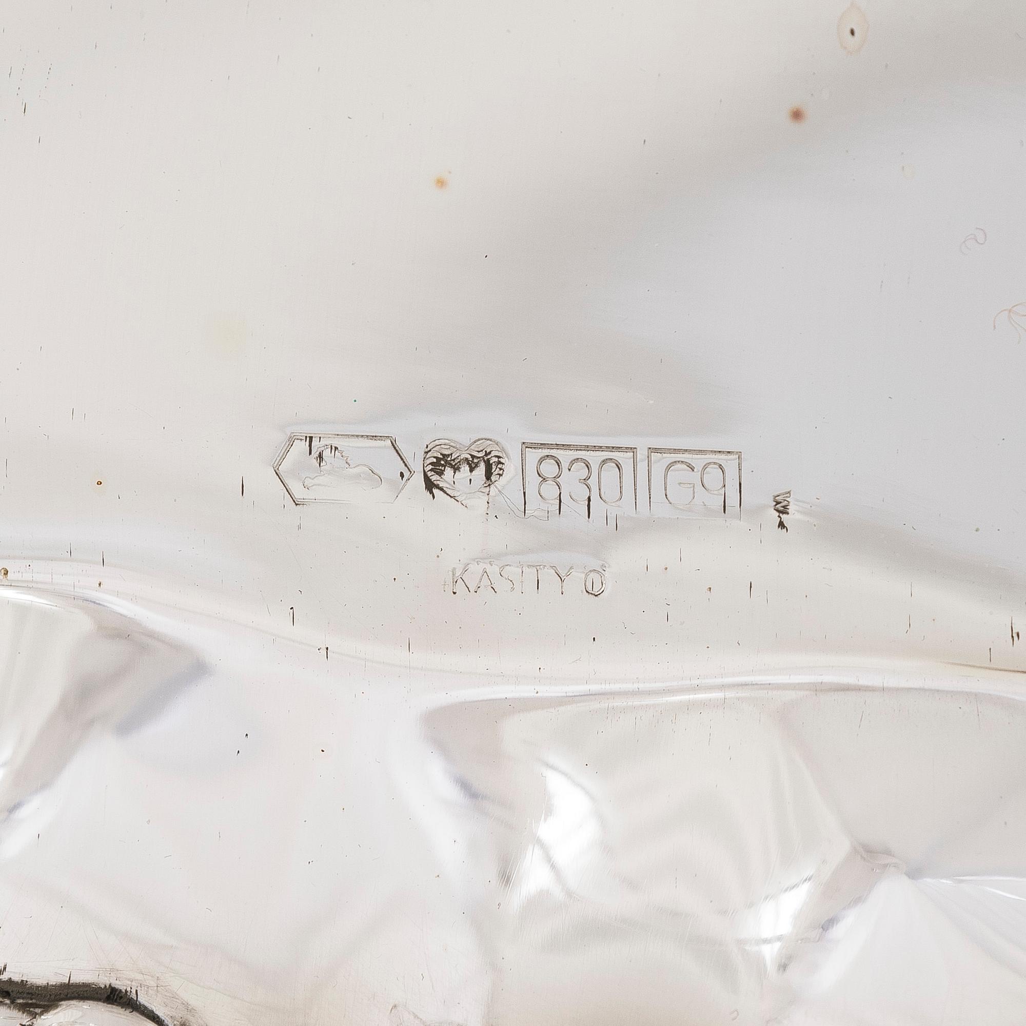 Bricka, silver, Kultakeskus, Tavastehus 2008.