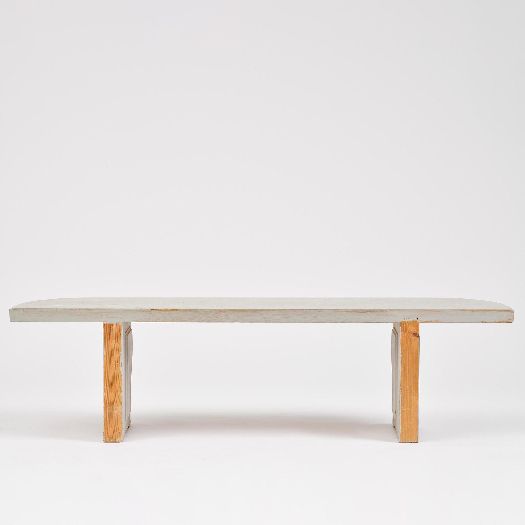 A Gustavian-style bench, 20th century.