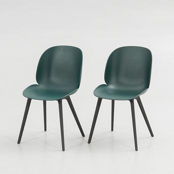 GamFratesi, chairs, 3 pcs, "Beetle Chair", Gubi, Denmark.