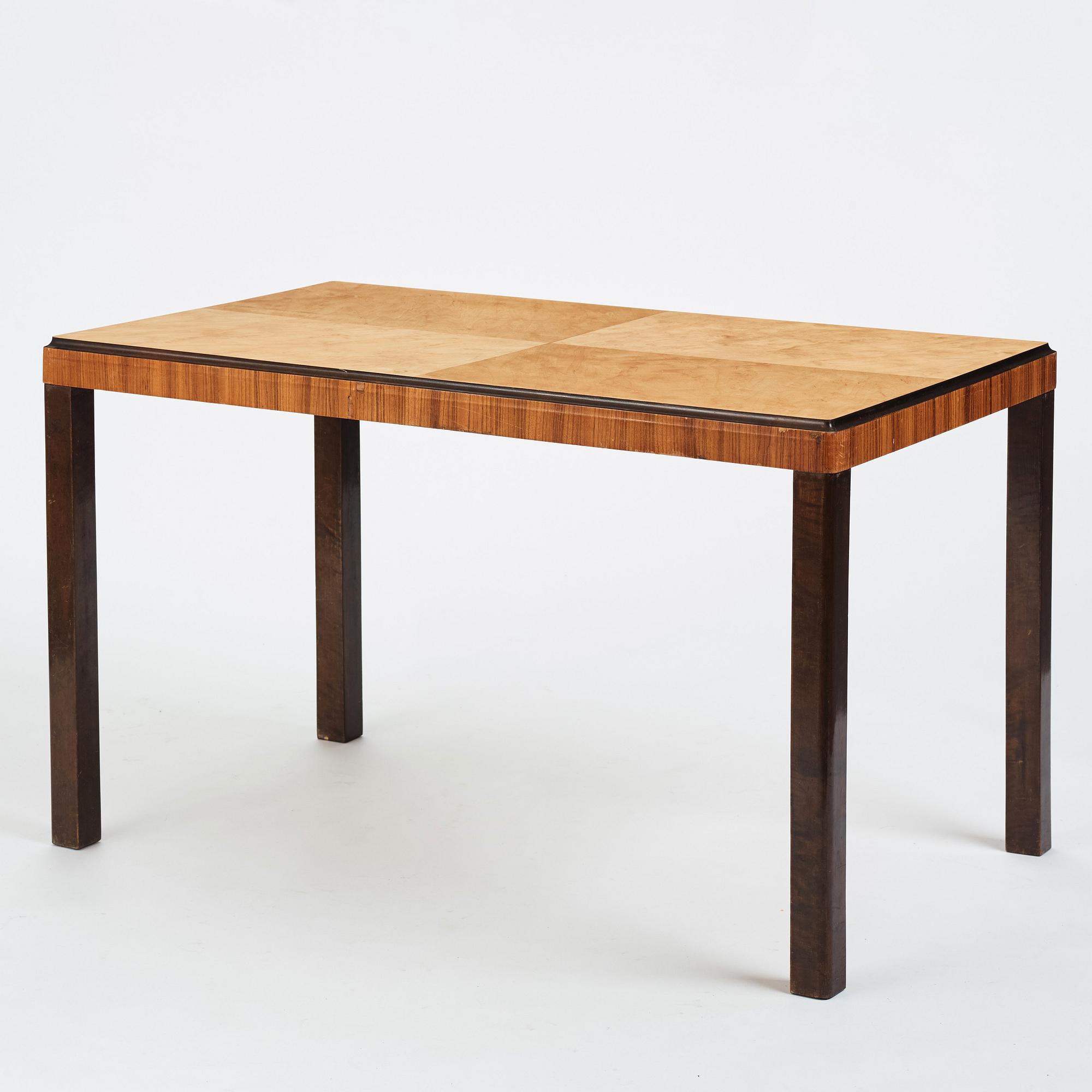 Swedish Modern, a library table, possibly Firma Boet, provenance: Factory owner Neck's residence in Nossebro, 1930s.