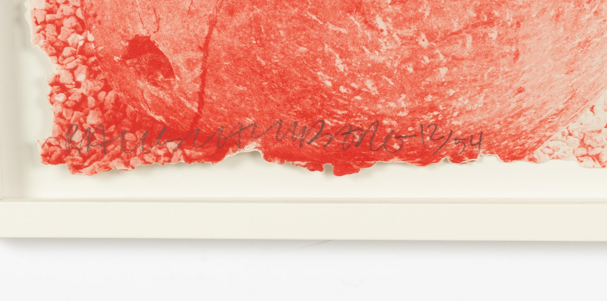 Robert Rauschenberg, "Rose Bay" from Rockery Mounds.