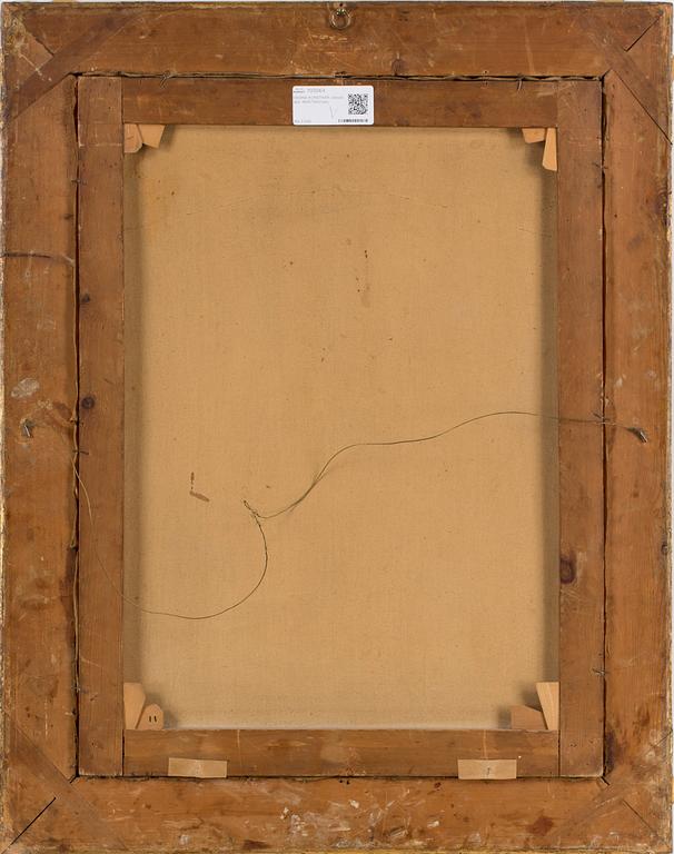 OKÄND KONSTNÄR, olja på duk, 1800-talets slut.