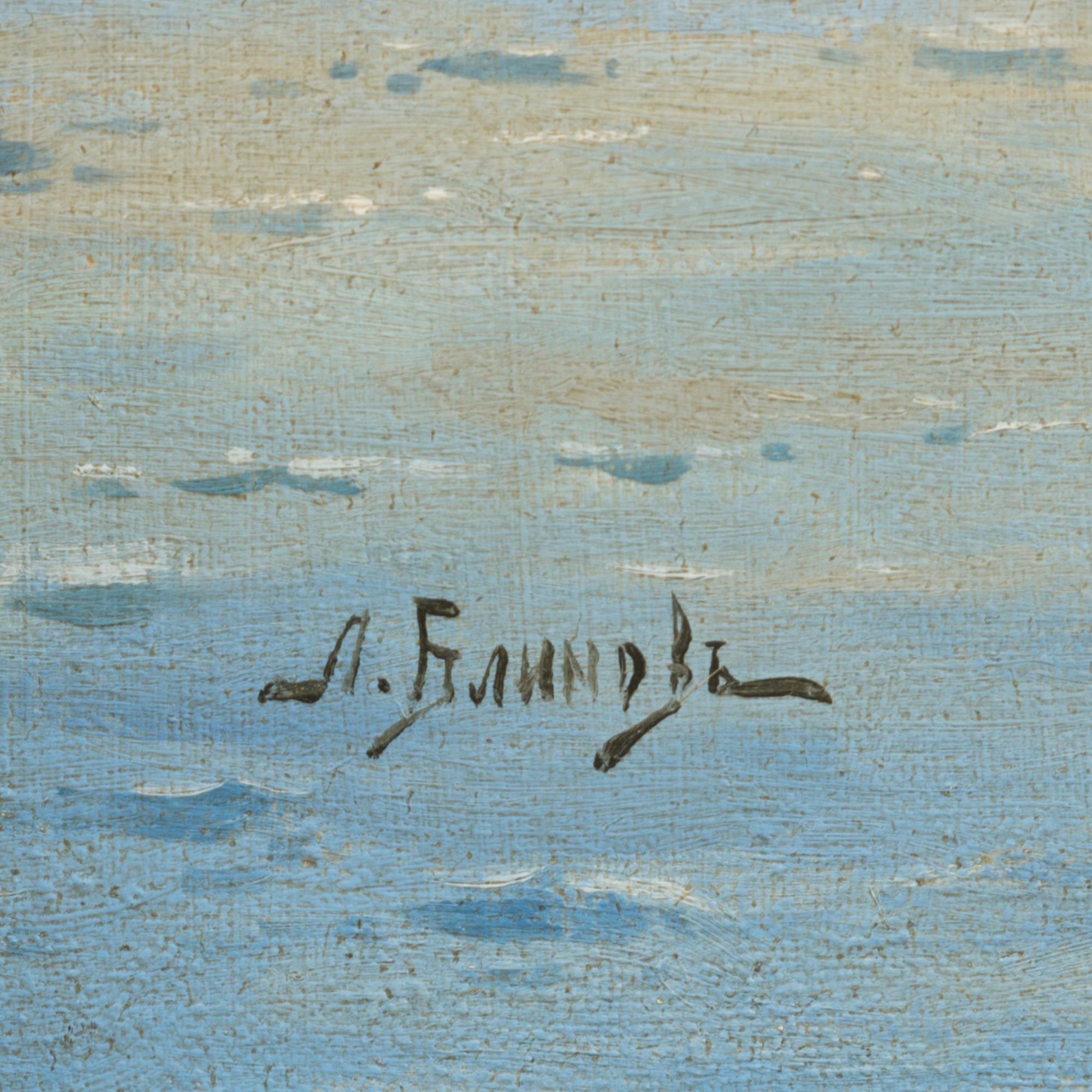 LEONID DEMYANOVICH BLINOV, IMPERIAL YACHT SHTANDART NEVAJOELLA LÄHELLÄ SENATSKAYAN TORIA.