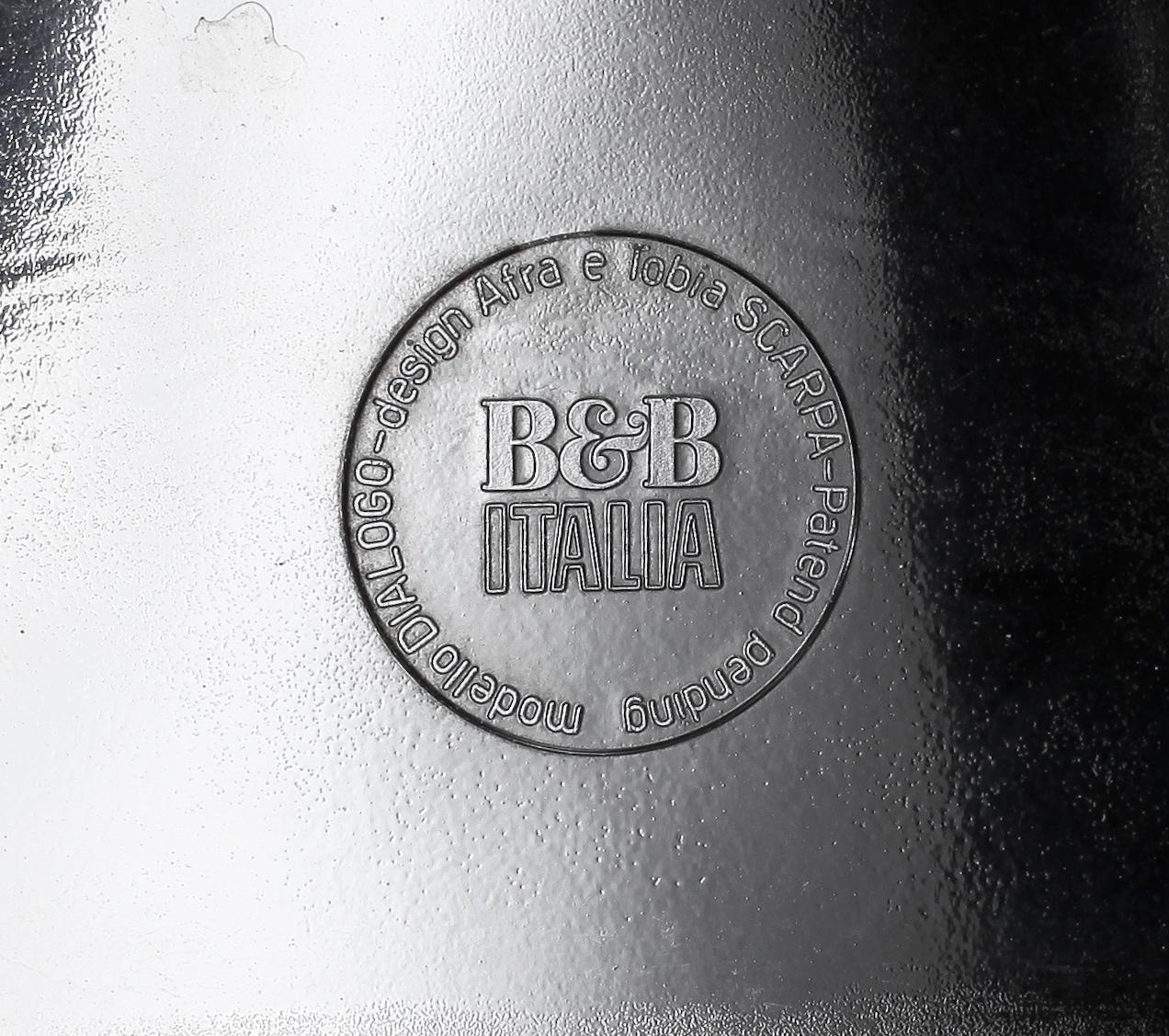 STOLAR, 4 st, "Dialogo", design Afra & Tobia Scarpa för B&B Italia, formgiven år 1974.