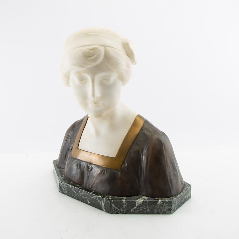 Richard Pauli, Sculpture Bust of a Young Woman.