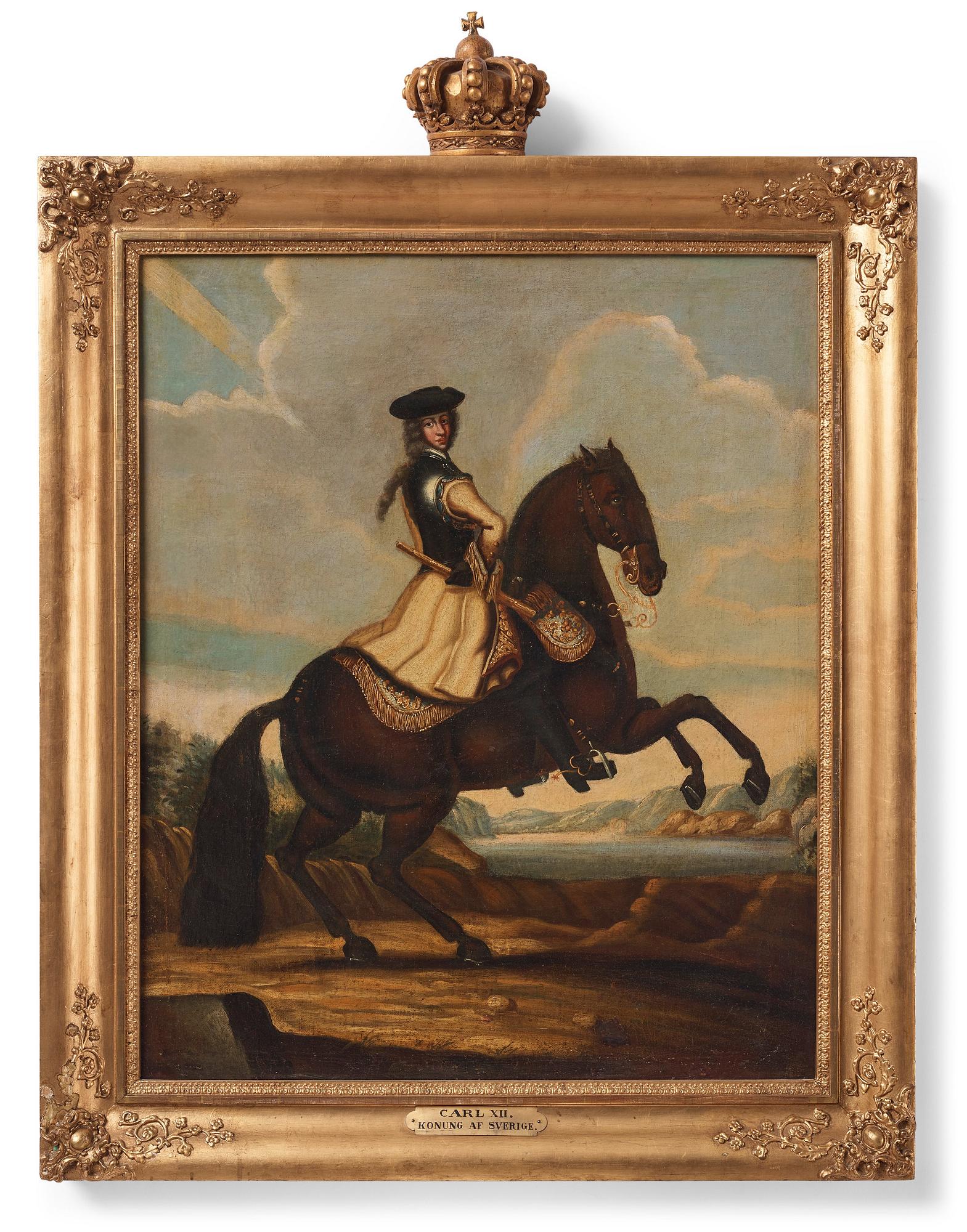 David von Krafft Studio of, "Karl XII" (1682-1718).