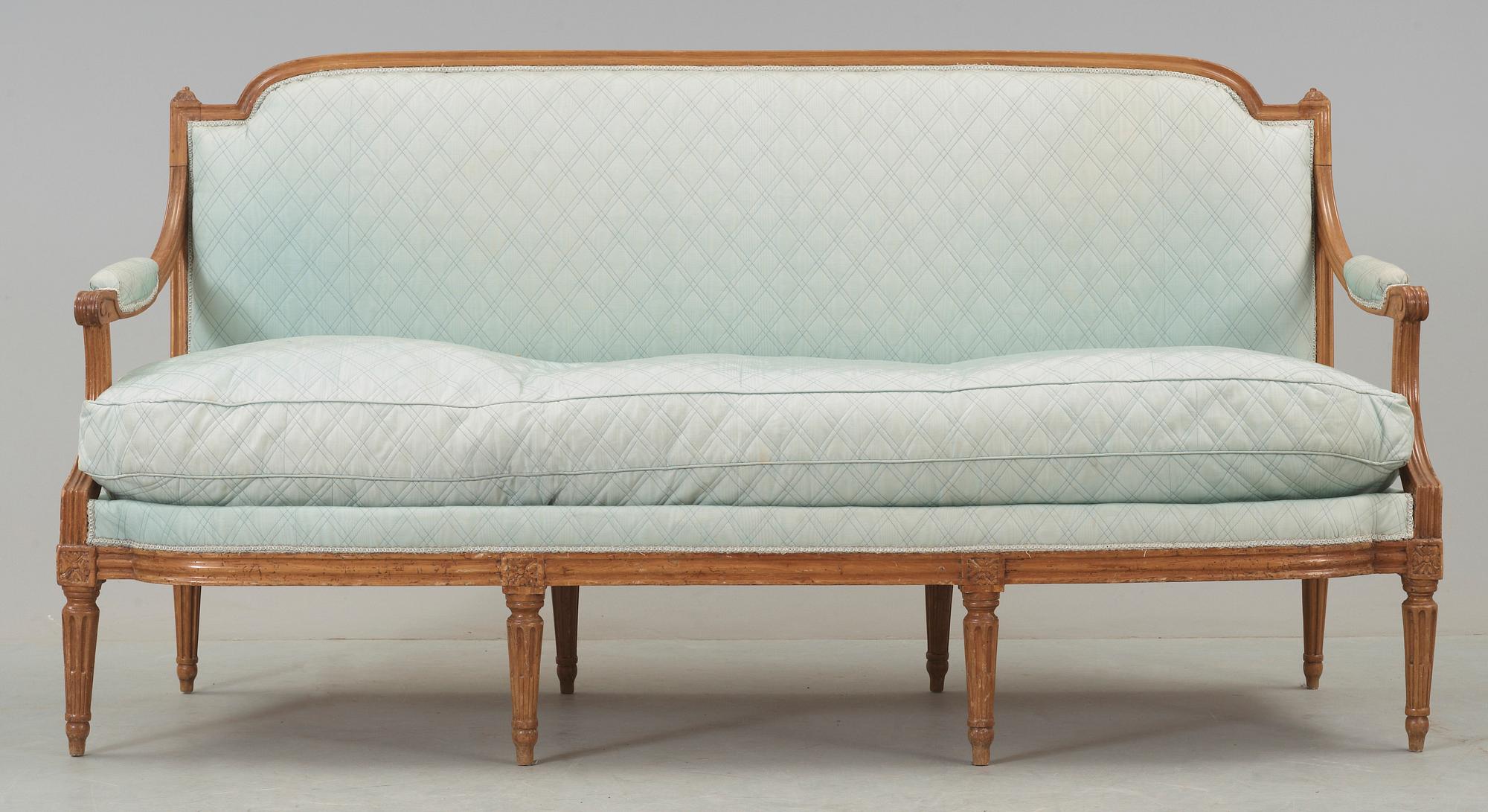 SOFFA, gustaviansk-stil, 1800-tal.