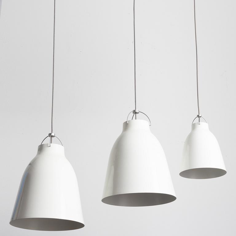 Cecilie Manz, three pendant lamps, "Caravaggio", Lightyears.
