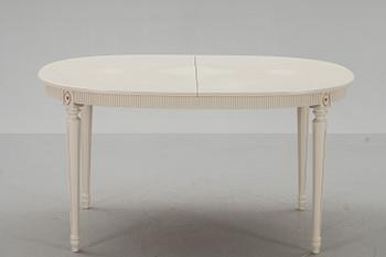 MATSALSMÖBLEMANG, 6 delar, gustaviansk stil, 1900-talets slut.