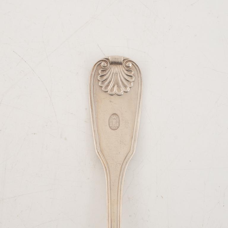 Silver cutlery, 99 pieces, of which 19 pieces are silver plate, Stockholm, 18th/19th century.