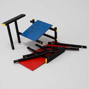 MINIATYRSTOLAR, 8 stycken, bland annat Vitra, 1900/2000-tal.