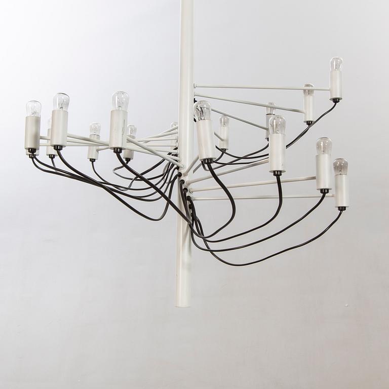 Ceiling lamp, metal, Probably Germany, 1970s-80s.