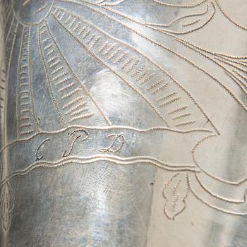 POKAL, silver, Uppsala 1770, Erik Lemon. Vikt 439 g.