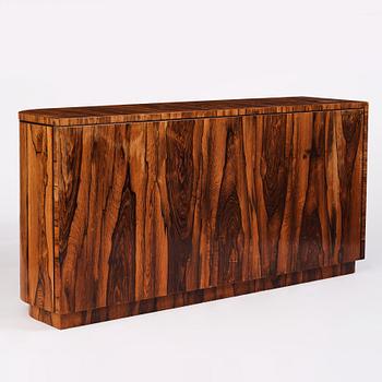 Greta Magnusson Grossman, a zebrano veneered sideboard, Firma Studio, Stockholm 1930s.