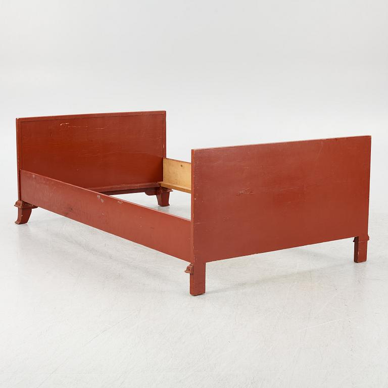 Axel Einar Hjorth, a pair of "Åbo" bed frames, Nordiska Kompaniet, Swedish Grace, 1920s-30s.