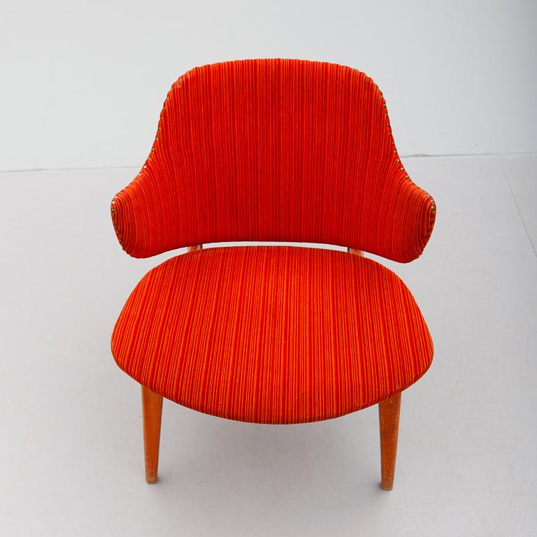 FÅTÖLJ, "Shell Chair", Ib Kofod Larsen, Danmark, 1960-tal.