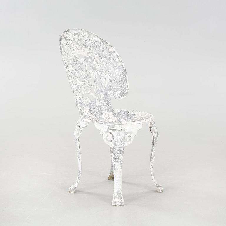Five garden furniture from the latter half of the 20th century,