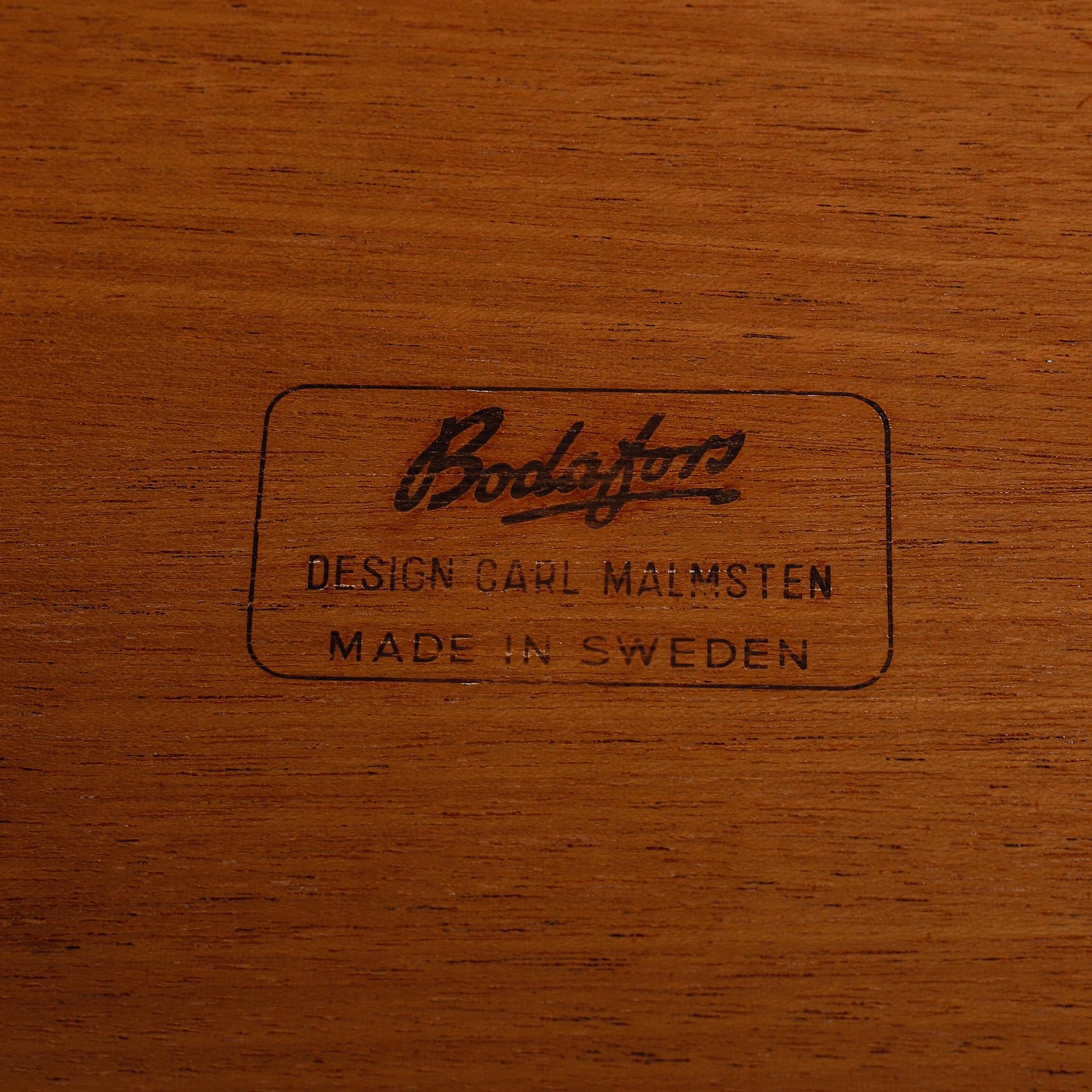 Carl Malmsten, a pair of 'Birgitta' bedside tables.