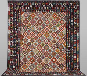 A carpet, Kilim, ca 391 x 303 cm.