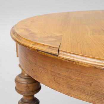 Dining table, late 19th century.