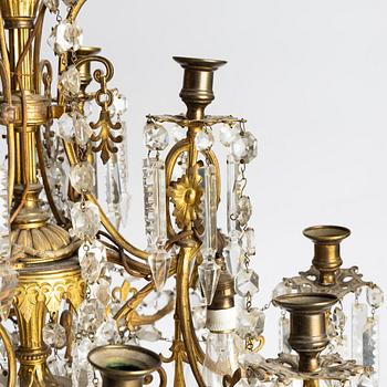 Ljuskrona, oscariansk, 1800-talets slut.