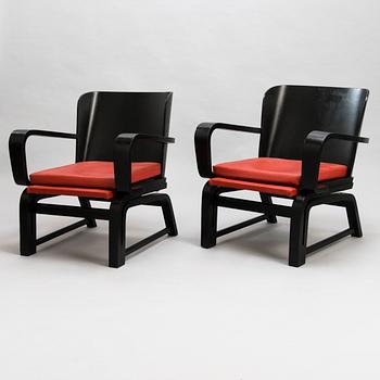 CARL-JOHAN BOMAN, A pair of early 1930's 'Flexible chairs' for N. Bomanin Höyrypuusepäntehdas, Turku.