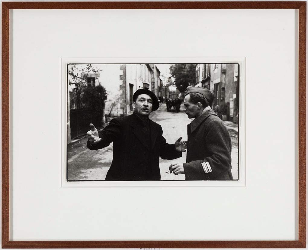 HENRI CARTIER BRESSON, gelatinsilverfotografi med fotografens stämpel samt copyrightstämpel från Europapress AB a tergo.