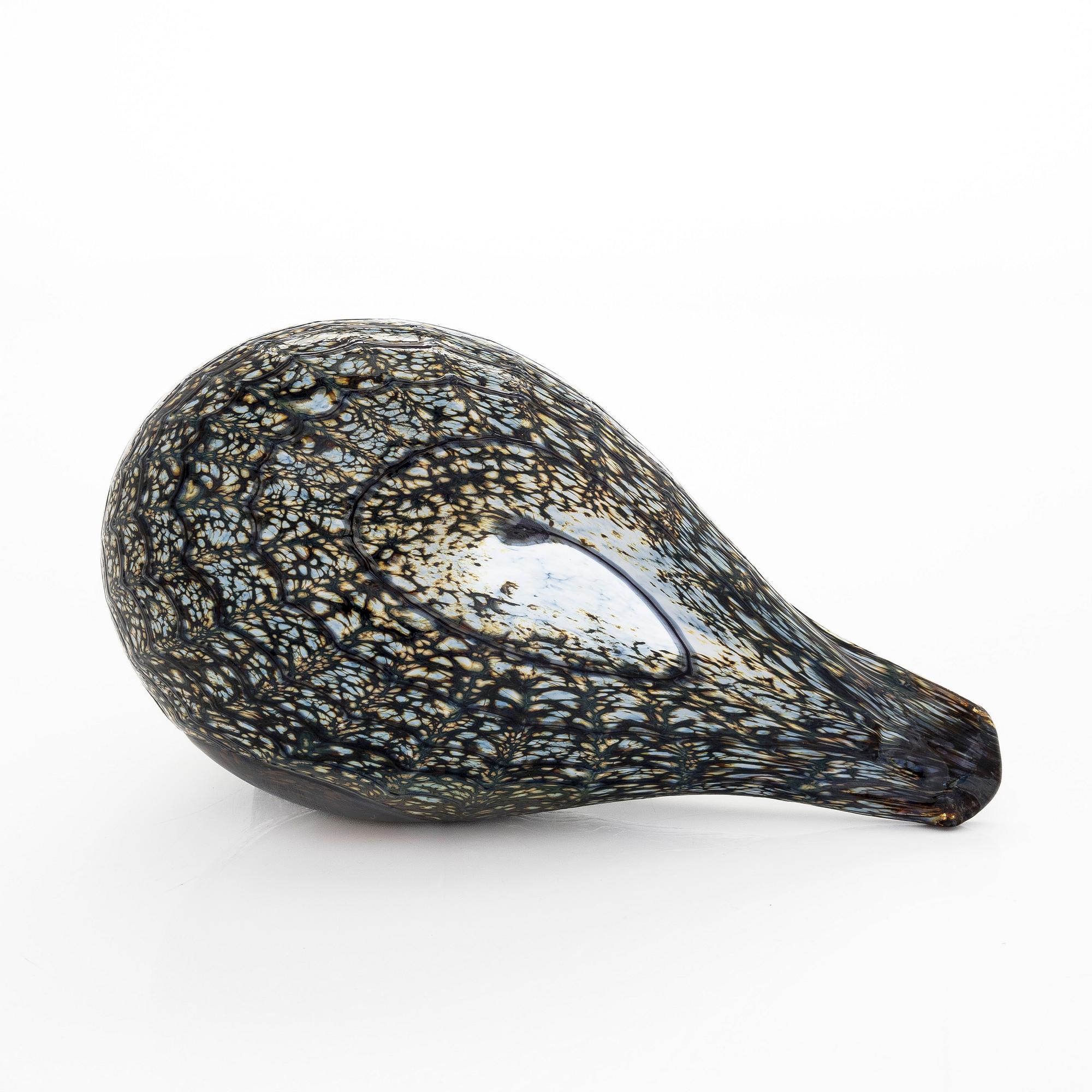 Oiva Toikka, glasfågel, "Wood Grouse", II-sortering,  osignerad.