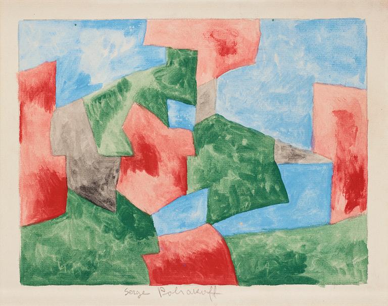 Serge Poliakoff, Untitled.