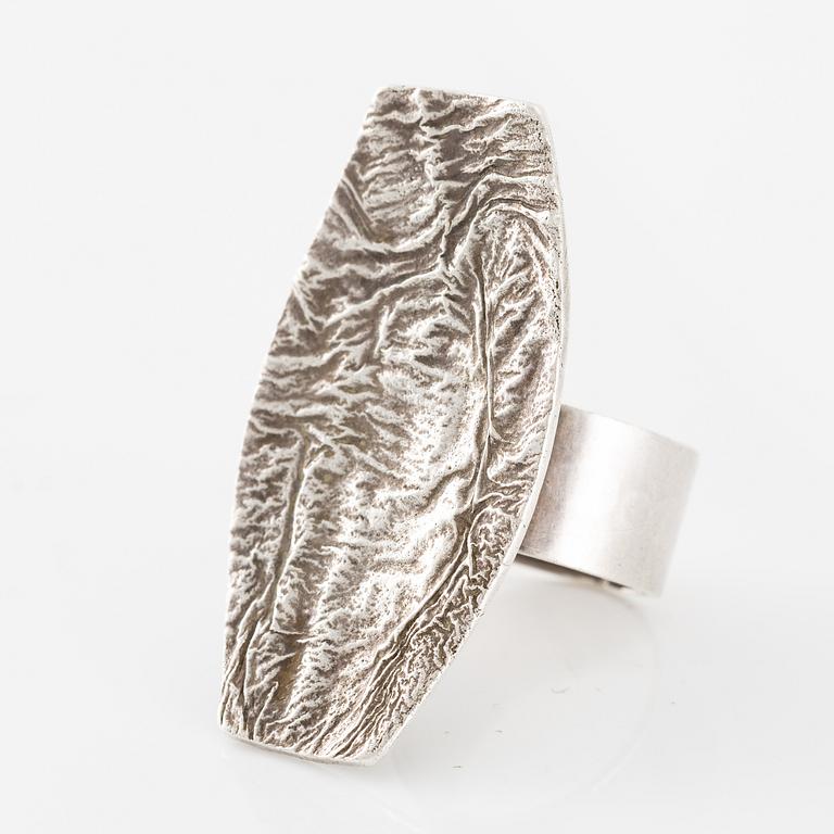 Ring, Waldemar Jonsson, silver.