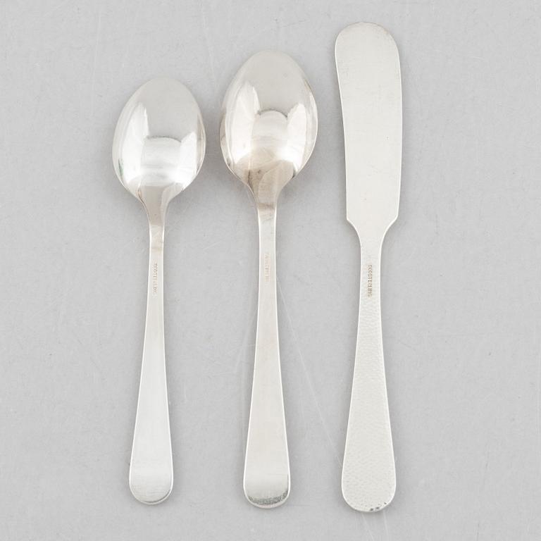 Bestick, 35 delar, sterlingsilver, 1900-tal.
