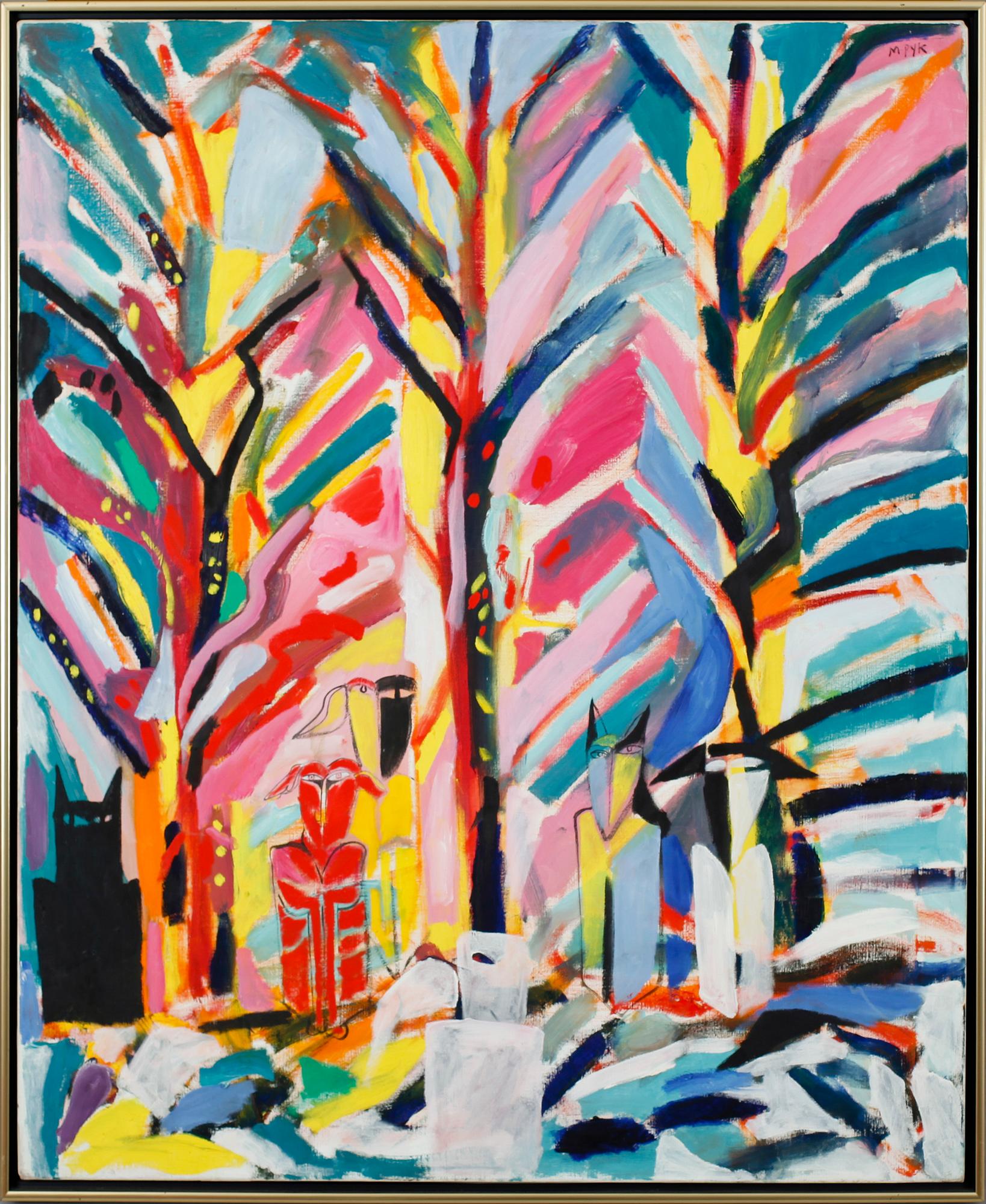 MADELEINE PYK, olja på duk, signerad.