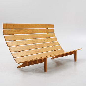 A sofa with a stool, Erik Jørgensen Møbelfabrik, Denmark.