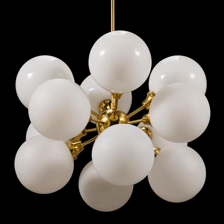 A Sputnik-model ceiling light from the latter half of the 20th century.