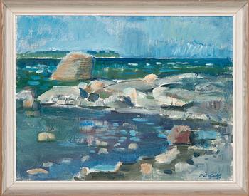 Per Olov Hjortell, oil on canvas, signed and dated-69.