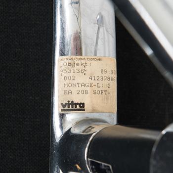 CHARLES & RAY EAMES, kontorsstol, "EA 208 Soft Pad Chair", Vitra.