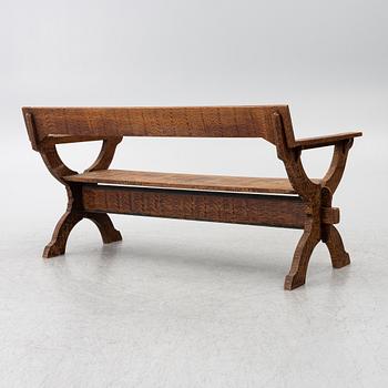 A Swedish provincial bench, around 1900.