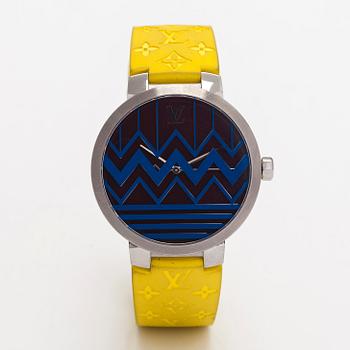 Louis Vuitton, Tambour Slim, "Karakoram", rannekello, 39 mm.