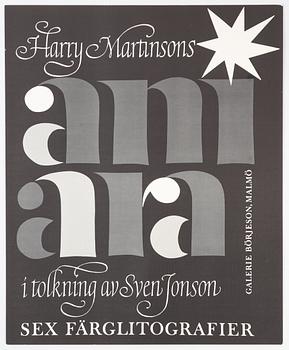 Sven Jonson, "Harry Martinsons Aniaira" i tolkning av Sven Jonson.