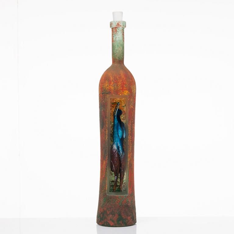 Kjell Engman, skulptur, glas, Kosta Boda, Unik.