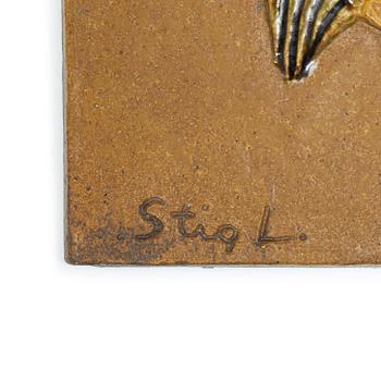 Stig Lindberg, Wall plaque, “Tallyhoo”, Gustavsberg.