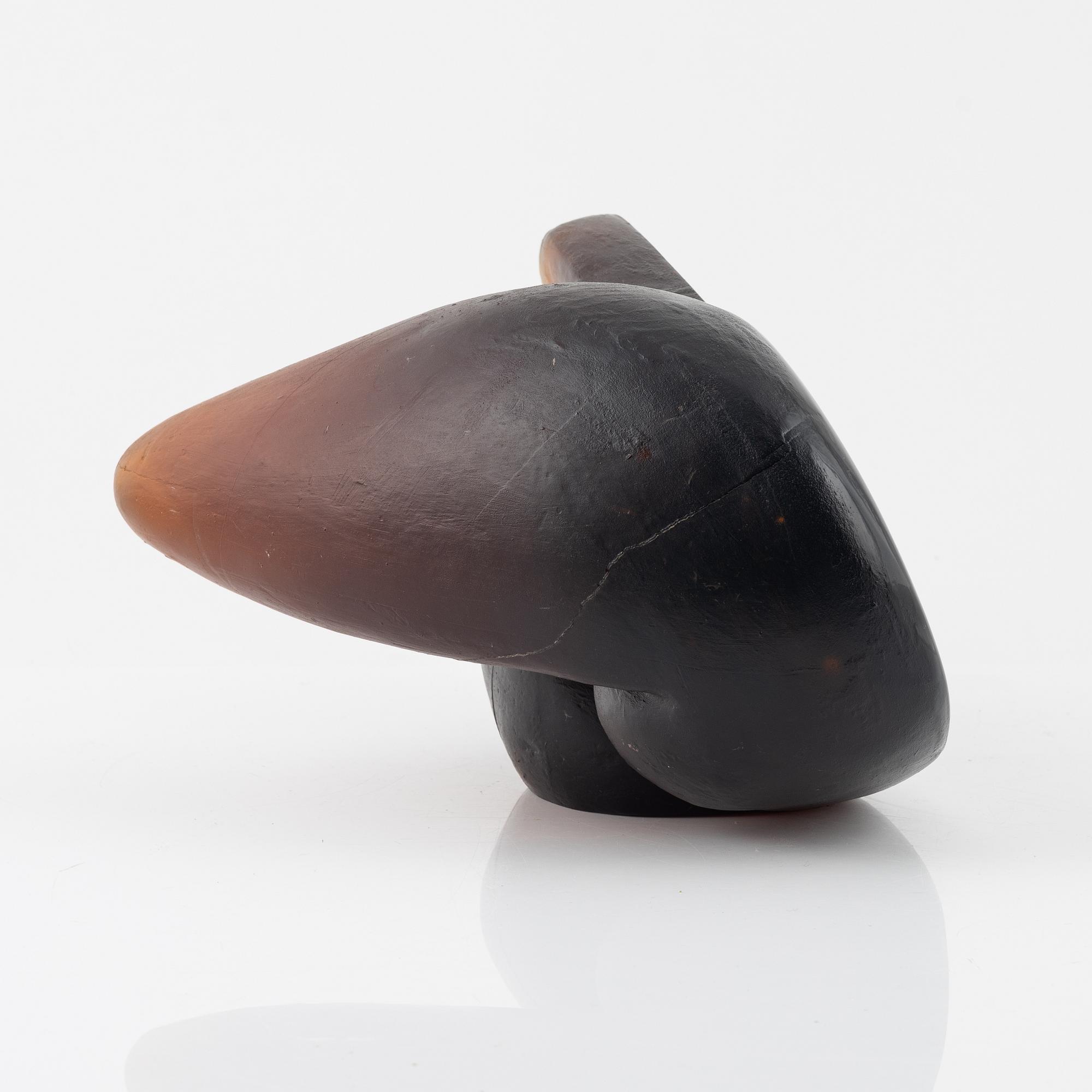 Ann Wolff, skulptur  "Head bird", 1996.