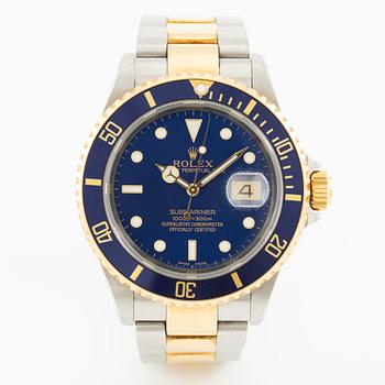 Rolex, Oyster Perpetual Date, Submariner, wristwatch, 40 mm.
