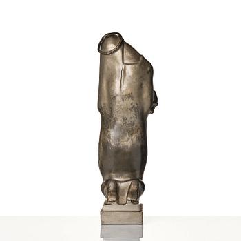 Thorwald Alef, a pewter sculpture "The Madonna with Child", model "1137", Firma Svenskt Tenn, Stockholm 1929.