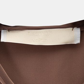 Lanvin, a silk top, size 36.