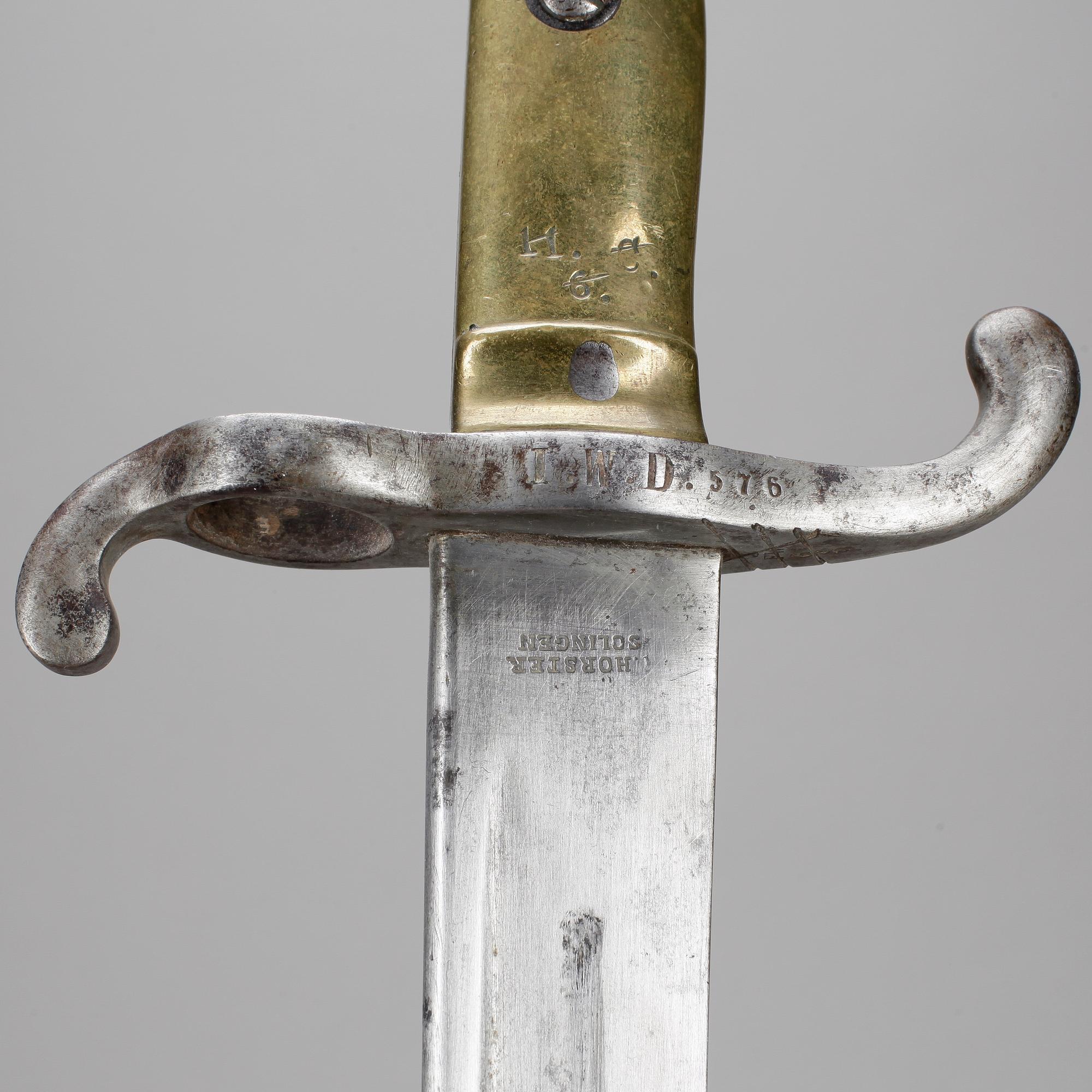 BAJONETT, Preussen, m/1860.