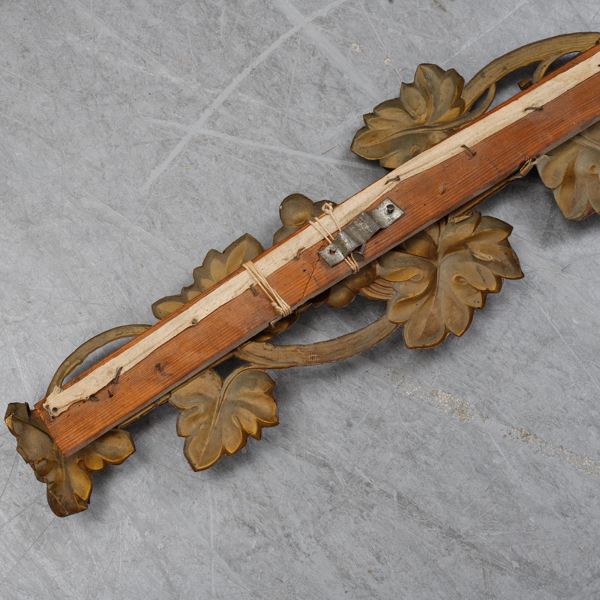 A pair of late 19th century cornices.