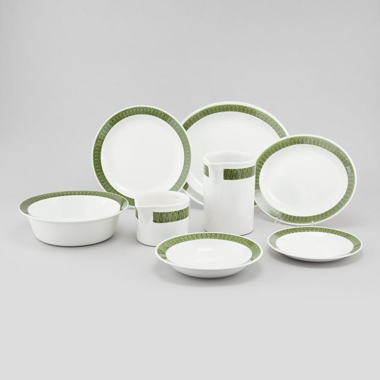 A mid 20th century "Droppar" tableware set of 23 pcs by Berit Ternell for Upsala Ekeby.